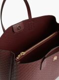 Red Hilfiger Icon Debossed Coin Purse Satchel  Women