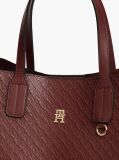 Red Hilfiger Icon Debossed Coin Purse Satchel  Women