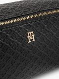 Black Hilfiger Icon Debossed Washbag  Women