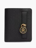Black The American Icon Leather Bifold Wallet  Women