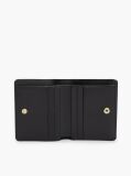 Black The American Icon Leather Bifold Wallet  Women