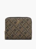 Multi Hilfiger Icon Print Zip-Around Wallet  Women
