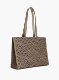 Beige TH Monogram Jacquard Tote Bag  Women