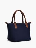 Blue Popette Global Stripe Crossbody Tote Bag  Women