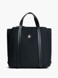 Black TH Monogram Convertible Tote Bag Backpack  Women