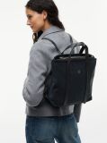 Black TH Monogram Convertible Tote Bag Backpack  Women