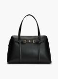 Black Buckle Strap Tote Bag  Women