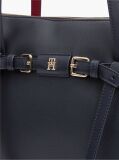 Blue Buckle Strap Tote Bag  Women