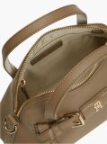 Beige Buckle Strap Crossbody Tote Bag  Women