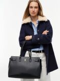 Black TH Monogram Plaque Tote Bag  Women