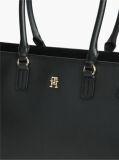 Black TH Monogram Plaque Tote Bag  Women