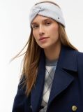 Grey Hilfiger Flag Knit Headband With Wool  Women