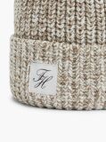 Beige Neppy Chunky Beanie  Women