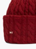 Red Flag Cable Knit Beanie With Alpaca  Women