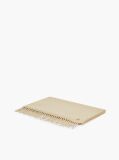Beige Pure Cashmere TH Monogram Fringe Scarf  Women