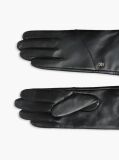 Black Chic TH Monogram Leather Gloves  Women