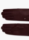 Red Chic TH Monogram Leather Gloves  Women
