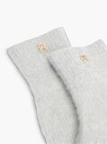 Γκρι Chic TH Monogram Γάντια Από Αλπάκα  Γυναίκες
