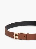 Multi TH Monogram Δερμάτινη Ζώνη Διπλής όψης   Γυναίκες