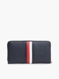 Blue Hilfiger Icon Global Stripe Zip-Around Wallet  Women