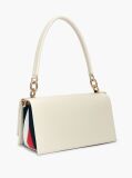Beige Global Stripe TH Monogram Crossbody Bag  Women