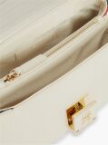 Beige Global Stripe TH Monogram Crossbody Bag  Women
