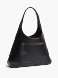 Black Zip Pocket TH Monogram Hobo Bag  Women