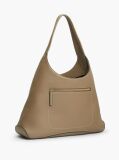 Beige Zip Pocket TH Monogram Hobo Bag  Women