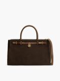 Brown The American Icon Suede Tote Bag  Women