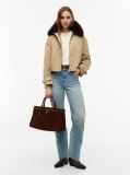 Brown The American Icon Suede Tote Bag  Women