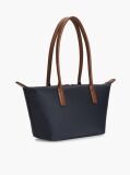 Blue Popette Global Stripe Elongated Tote Bag  Women