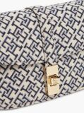 Blue Heritage Jacquard Chain Strap Crossbody Bag  Women