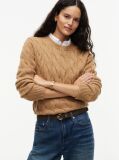 Brown Essential Rounded Buckle Suede Belt  Women