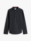 Black Stretch Slim Fit Shirt  Men