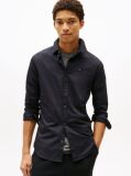 Black Stretch Slim Fit Shirt  Men