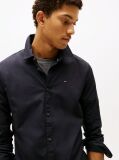Black Stretch Slim Fit Shirt  Men