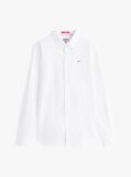White Stretch Slim Fit Shirt  Men