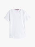 Άσπρο T-Shirt Από Οργανικό Βαμβακερό Jersey  Άνδρες