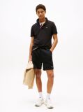 Black Pure Organic Cotton Slim Fit Polo  Men