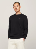 Black Crew Neck Jumper  Men