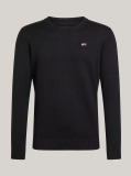 Black Crew Neck Jumper  Men