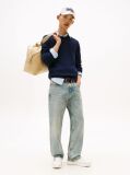 Blue Crew Neck Jumper  Men