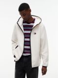 Beige Teddy Zip-Thru Hoody  Men