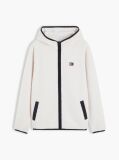 Beige Teddy Zip-Thru Hoody  Men