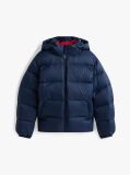 Blue Water Repellent Down Jacket  Men