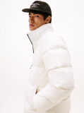 Beige Water Repellent Down Jacket  Men