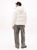 Beige Water Repellent Down Jacket  Men