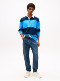 Blue Isaac Relaxed Tapered Jeans  Men