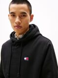 Μαύρο Hoody Με Σήμα Tommy Και Κορδόνι  Άνδρες
