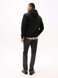 Μαύρο Hoody Με Σήμα Tommy Και Κορδόνι  Άνδρες